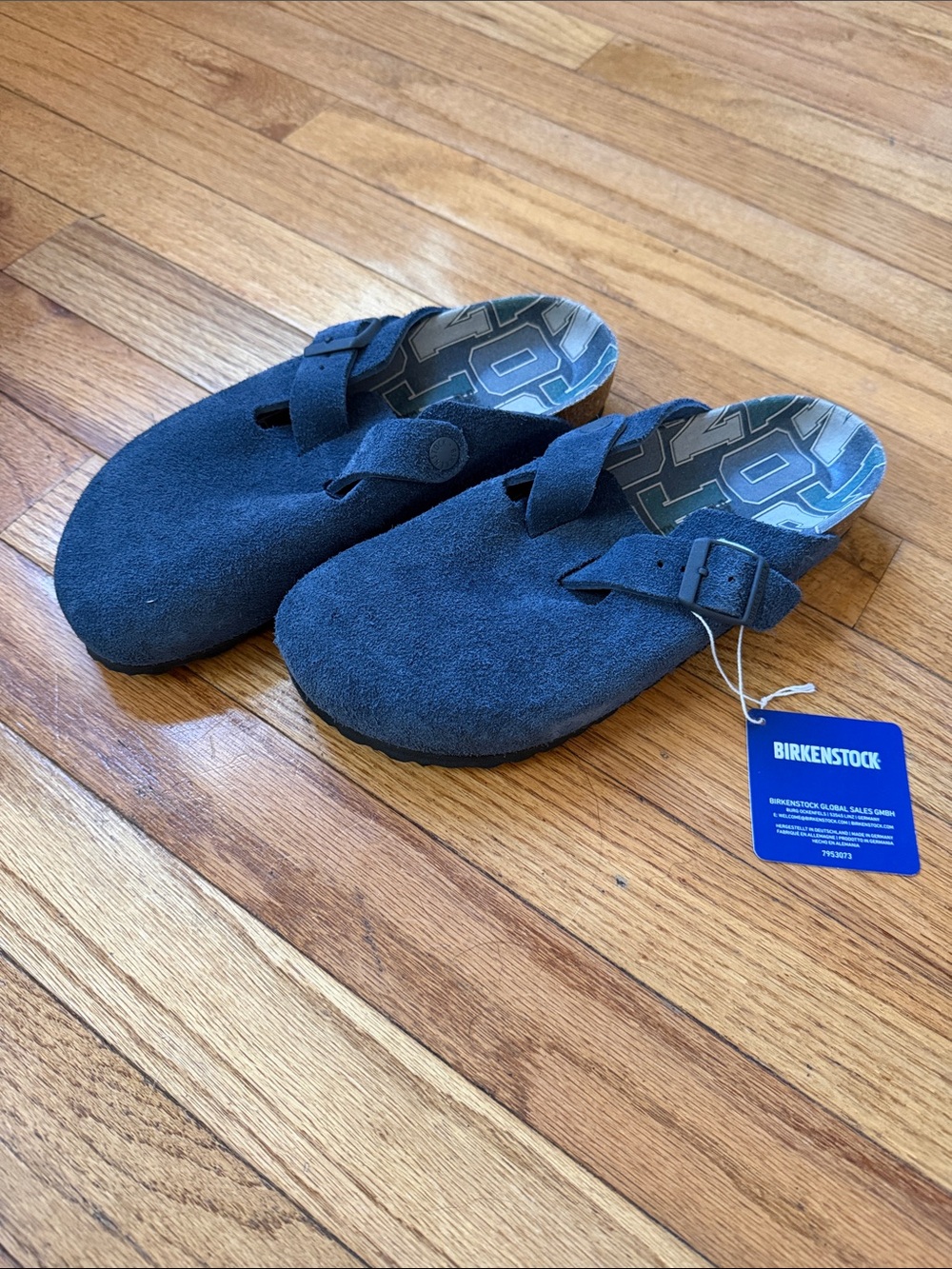 Birkenstock “New Navy” Boston Clog